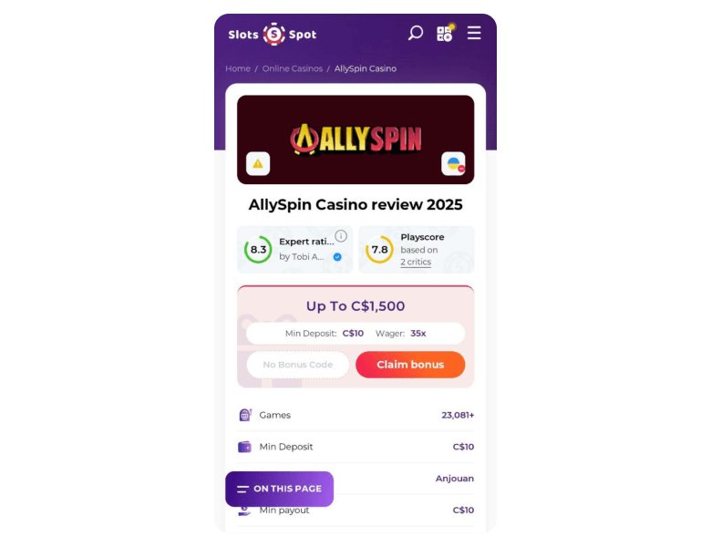 Allyspin in Global Allyspin in Global