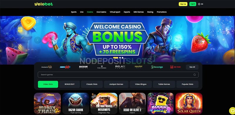 Best velobet no deposit bonus in GB